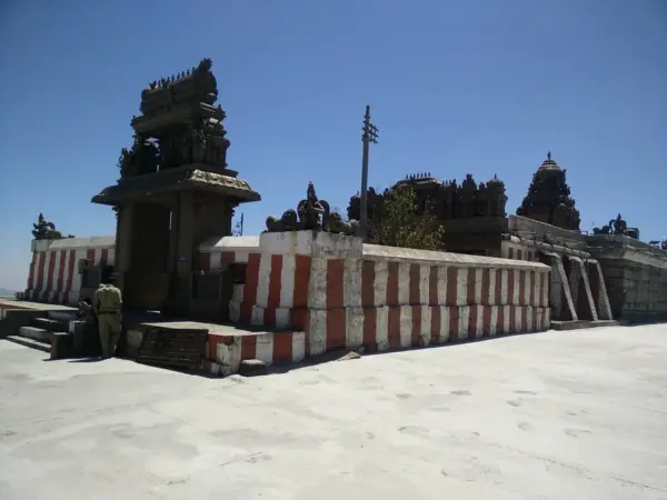 The Himavad Gopalaswamy temple on the hilltop inside Bandipur National Park