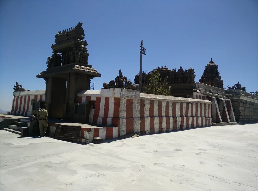 The Himavad Gopalaswamy temple on the hilltop inside Bandipur National Park