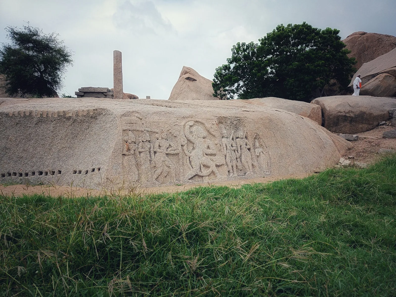 Vijayanagara Empire capital ruins in Hampi, Karnataka district