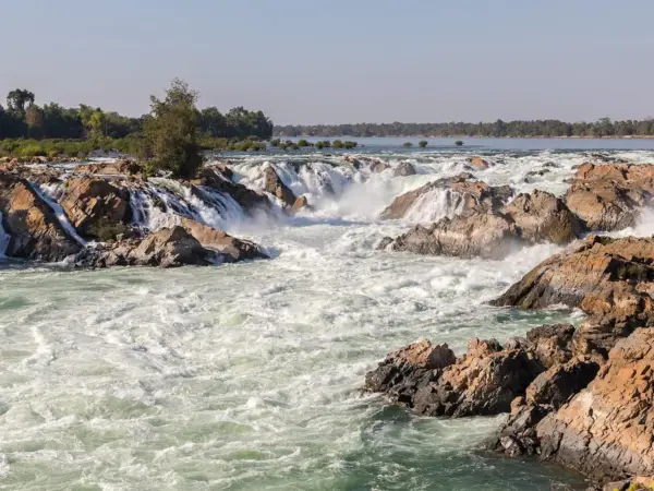 Khone Phapheng Falls on the Mekong in southern Laos