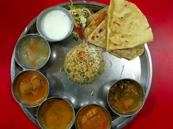 Veg thali, Mahabaleshwar