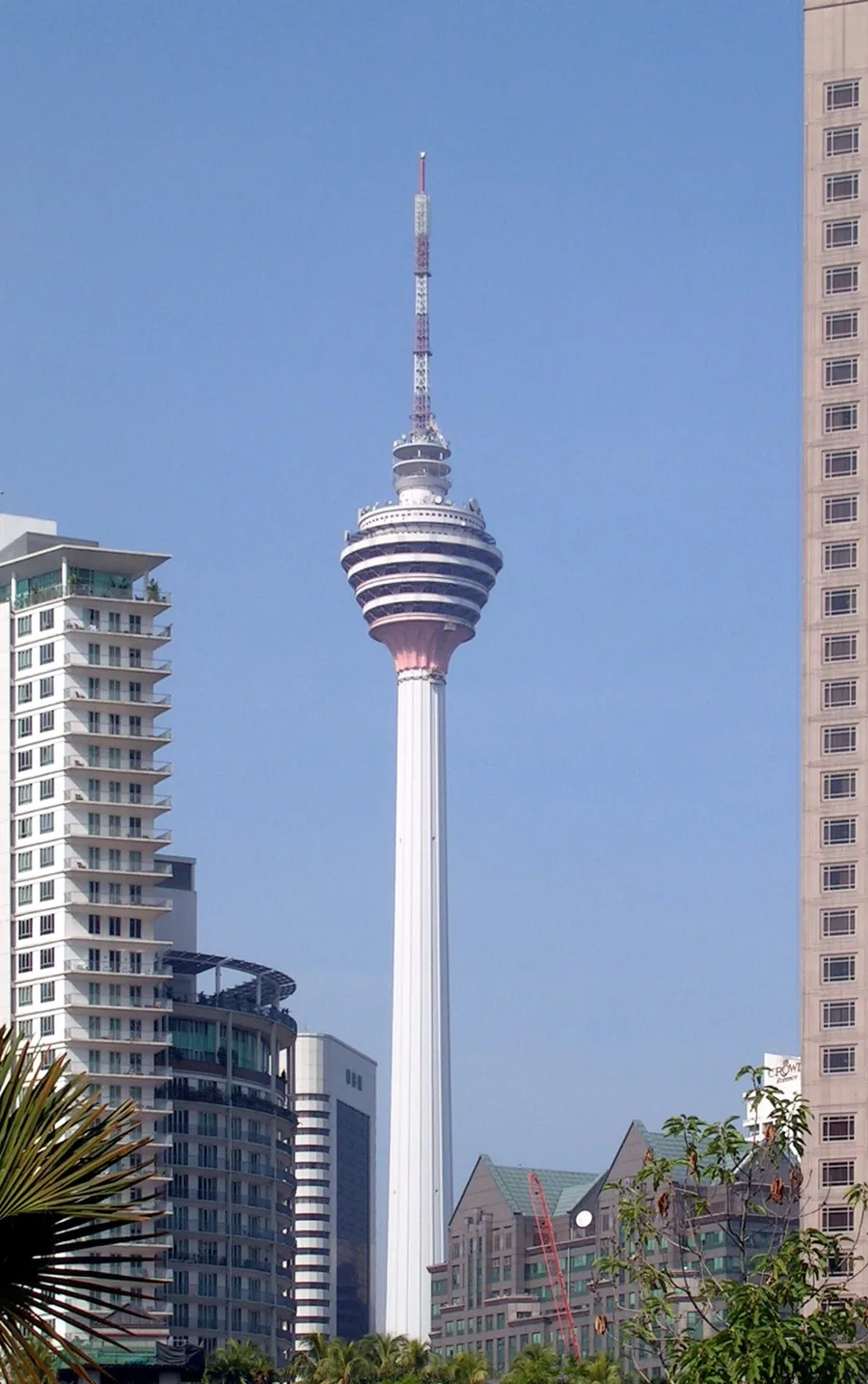 Kuala Lumpur Tower rising above the city